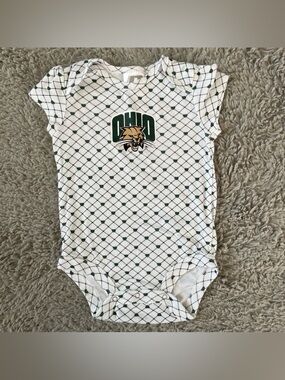 Russell Ohio University Bobcats NCAA Football Baby Bodysuit One Piece 12 months